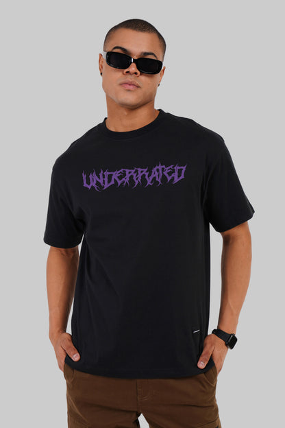 All Eyes Black Oversized Fit T-Shirt Men