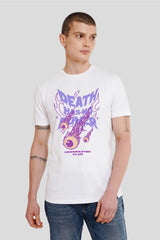 Death Has No Power White Printed T-Shirt