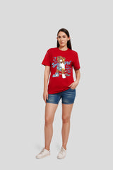 Lil' Bear, Big Dreams Red Printed T-Shirt