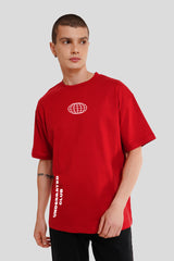 Drip Red Printed T-Shirt