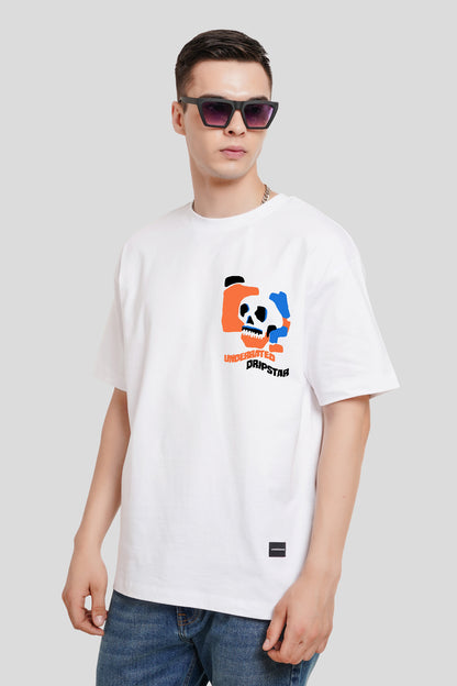 Dripstar White Printed T-Shirt