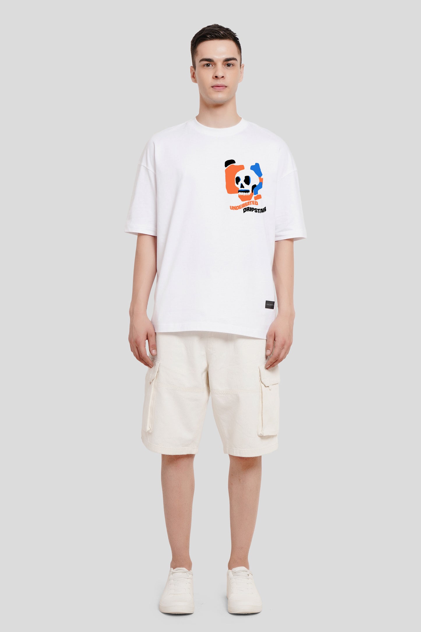 Dripstar White Printed T-Shirt