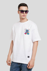 Ghost Paranoia White Printed T-Shirt