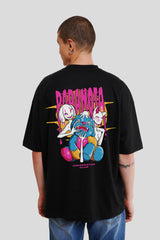 Ghost Paranoia Black Printed T Shirt Men Baggy Fit With Front And Back Design Pic 2