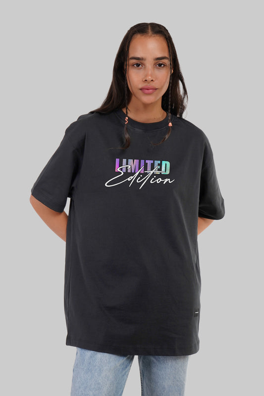 Limited Edition 2 Black Oversized Fit T-Shirt Women