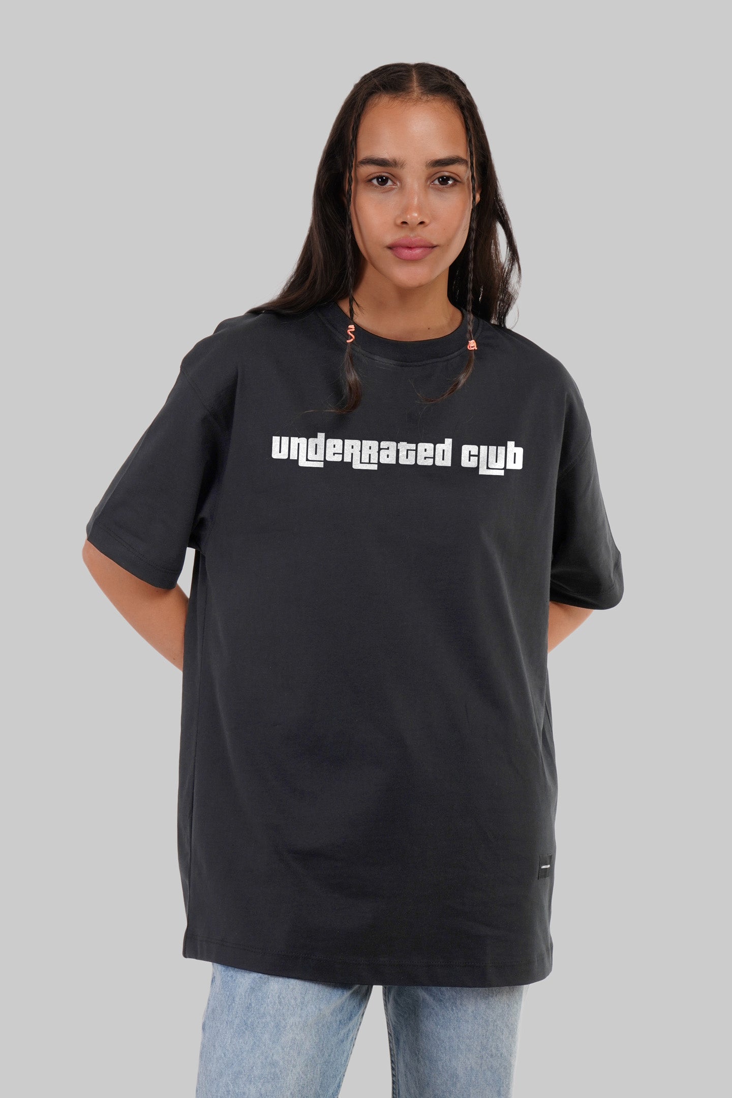 OG Style Black Oversized Fit T-Shirt Women