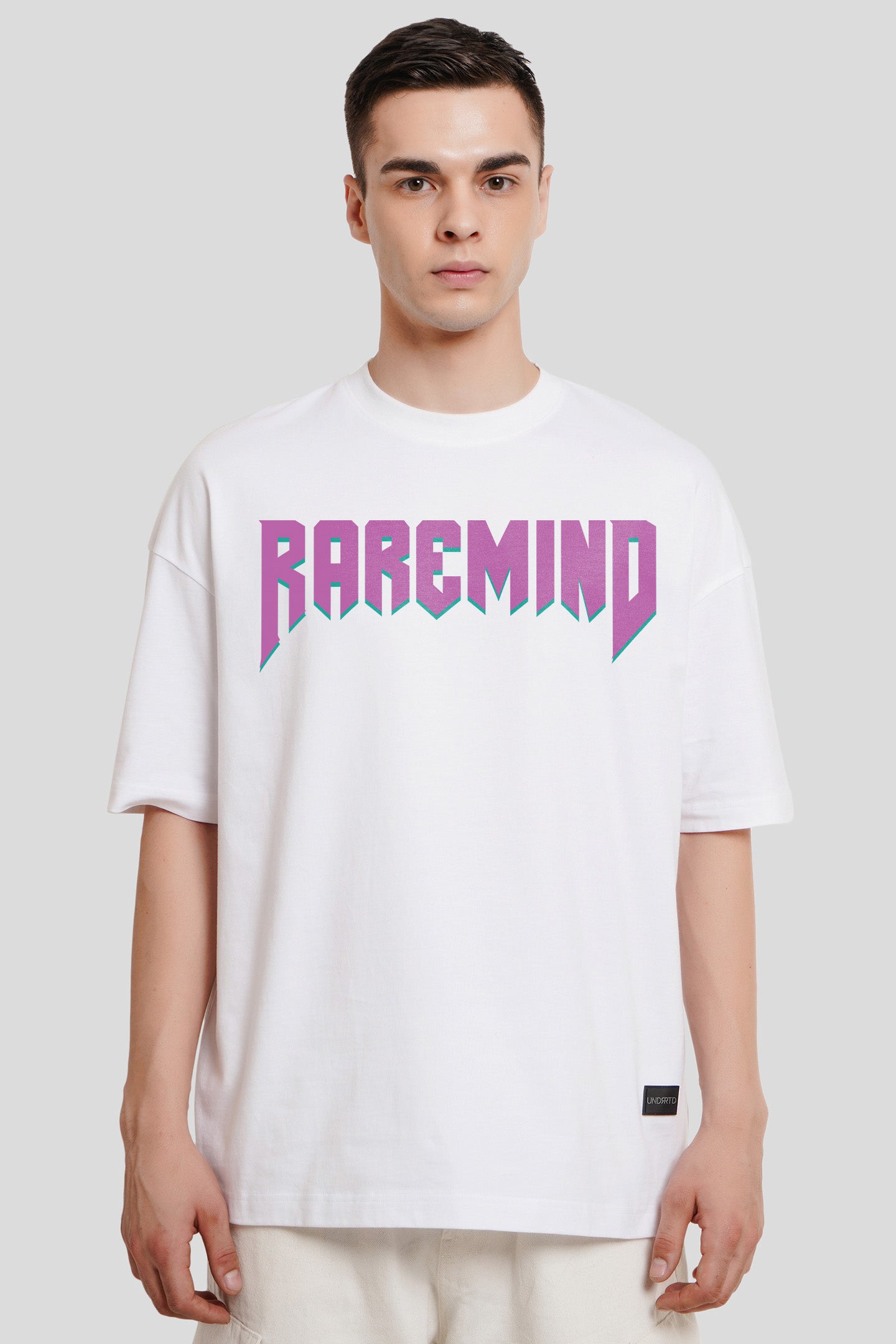 Raremind White Baggy Fit T-Shirt Men