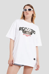 Realistic White Printed T-Shirt