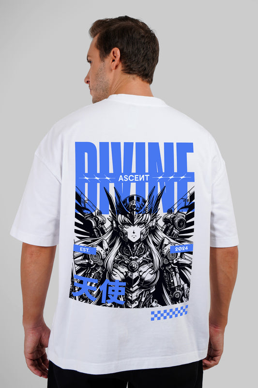 Divine Ascent White Baggy Fit T-Shirt Men