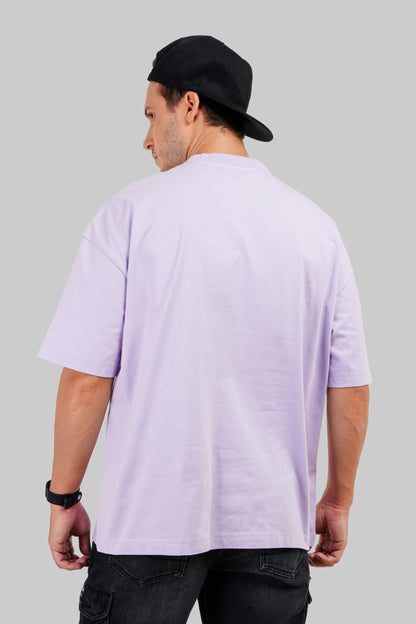 Flare of Fame Tee Lilac Baggy Fit T-Shirt Men