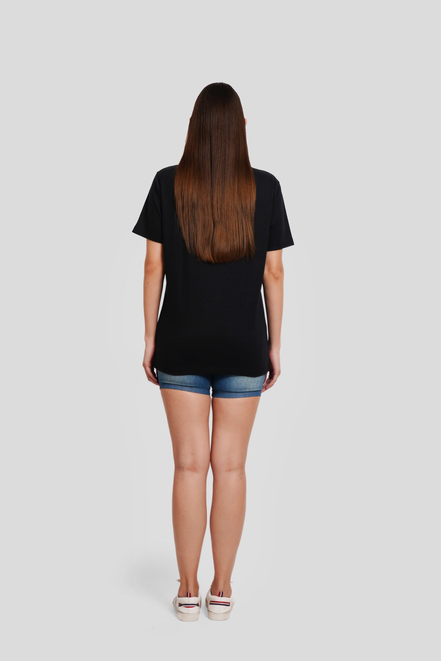 Eagle Black Printed Boyfriend T-Shirt