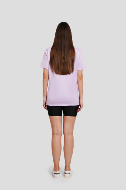 Cityscape Dreams Lilac Printed T-Shirt