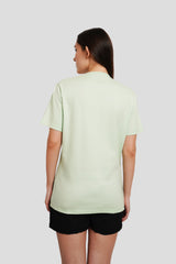 Rocketo Pastel Green Printed T-Shirt