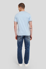 Do What You Are Good At Powder Blue Regular Fit T-Shirt Men