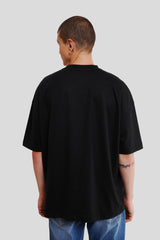 Underrated 4 Black Baggy Fit T-Shirt Men