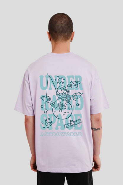 Astroworld Lilac Oversized Fit T-Shirt Men