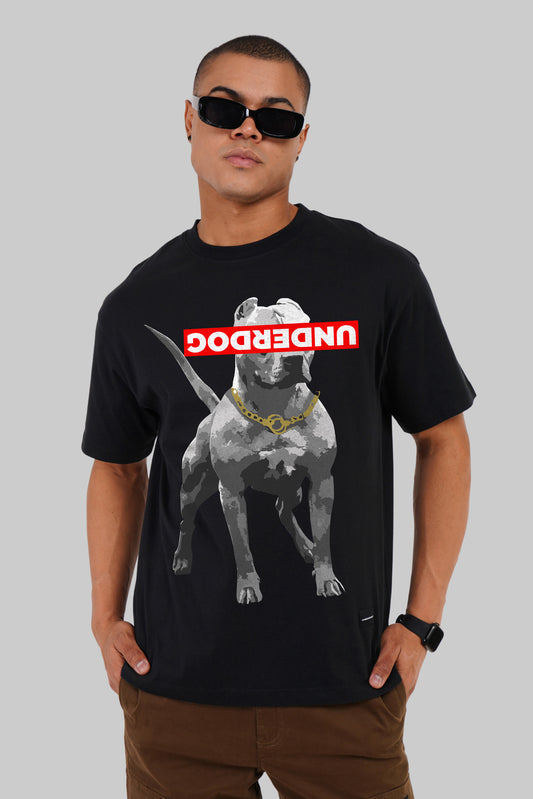 Underdog Black Printed T-Shirt Pic 1