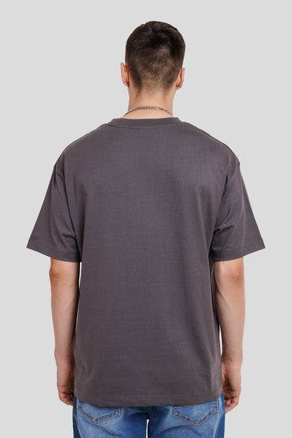 Woops Dark Grey Printed T-Shirt