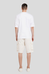 Champion White Baggy Fit T-Shirt Men