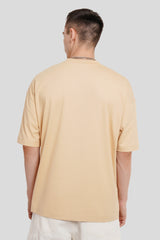 Champion Beige Baggy Fit T-Shirt Men