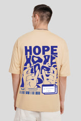 Hope Beige Printed T-Shirt