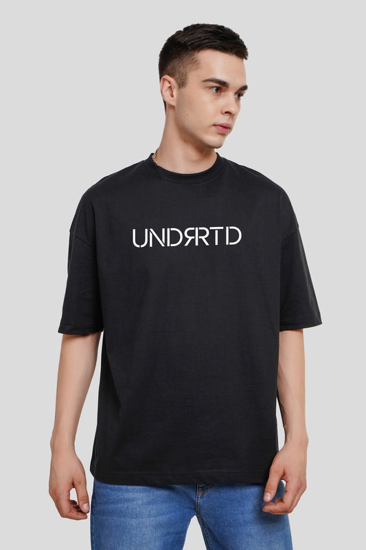 Undrred Black Baggy Fit T-Shirt Men Pic 1