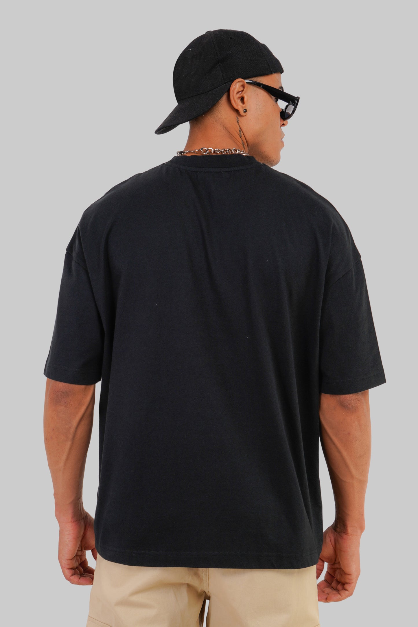 Balance Black Baggy Fit T-Shirt Men