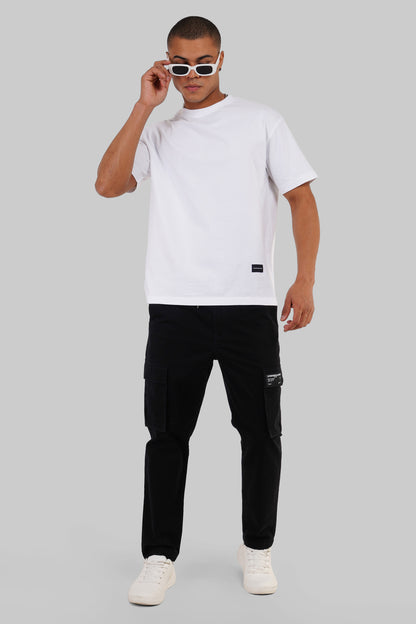 Dollar White Oversized Fit T-Shirt Men Pic 5