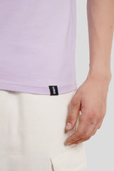 Feature Lilac Regular Fit T-Shirt Men