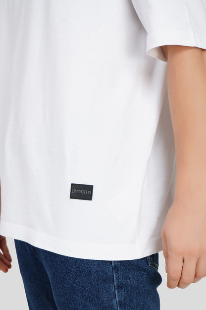 Diljit Dosanjh White Baggy Fit T-Shirt Men Pic 3