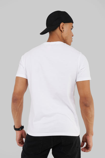 Aliens White Regular Fit T-Shirt Men