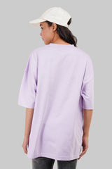 Lost Girl Lavender Baggy Fit T-Shirt Women