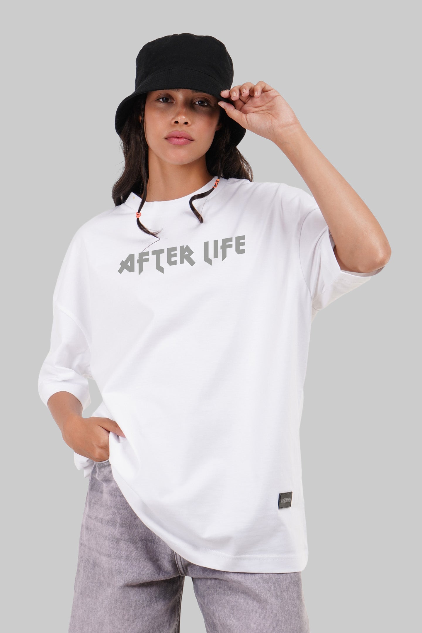 Eternal After Life White Baggy Fit T-Shirt Women