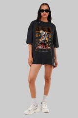 Returned Angel Black Baggy Fit T-Shirt Women