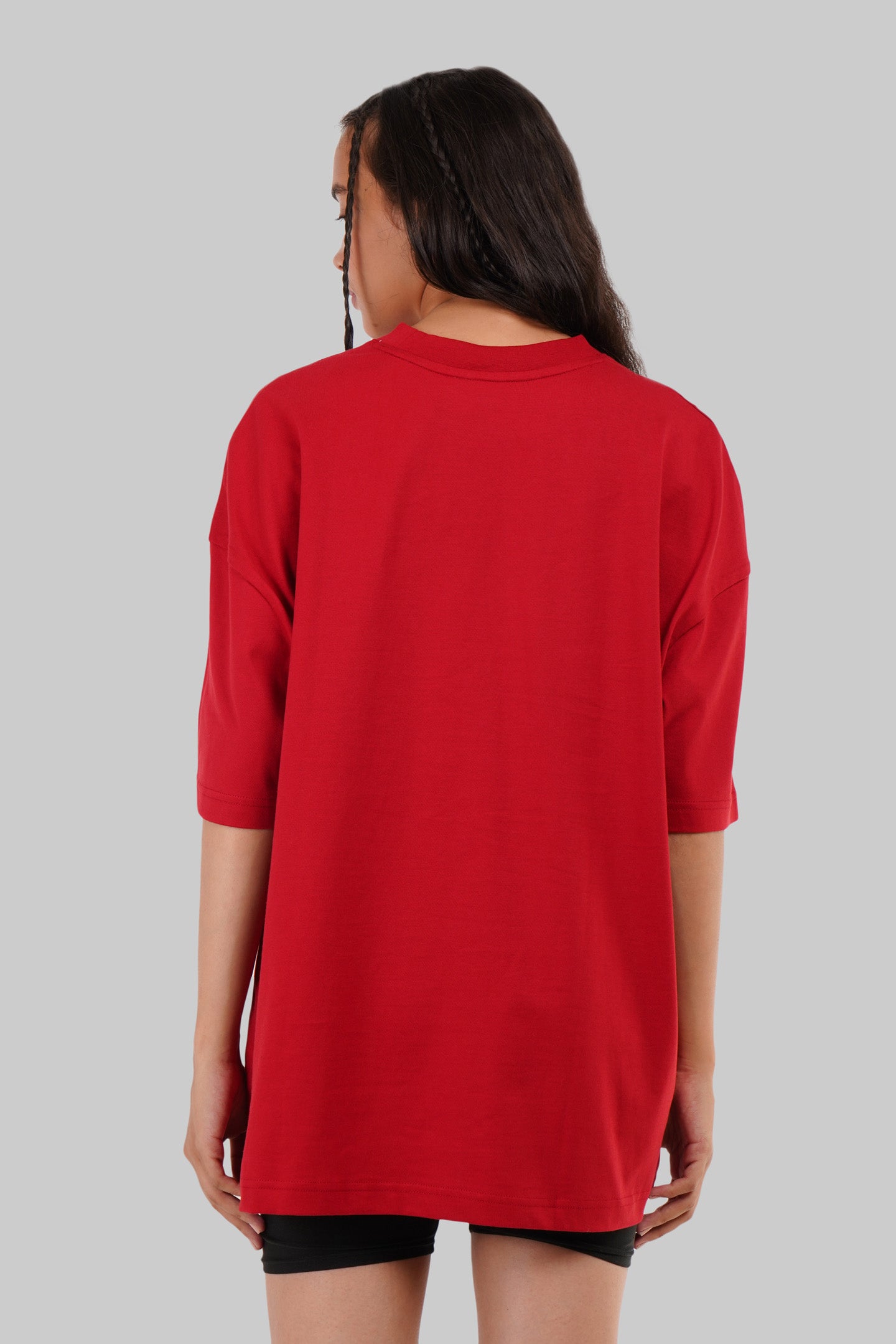 Phoenix Rise Red Baggy Fit T-Shirt Women