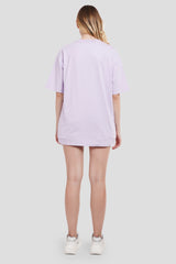 Eww! People Lavender Oversized Fit T-Shirt Women Pic 4