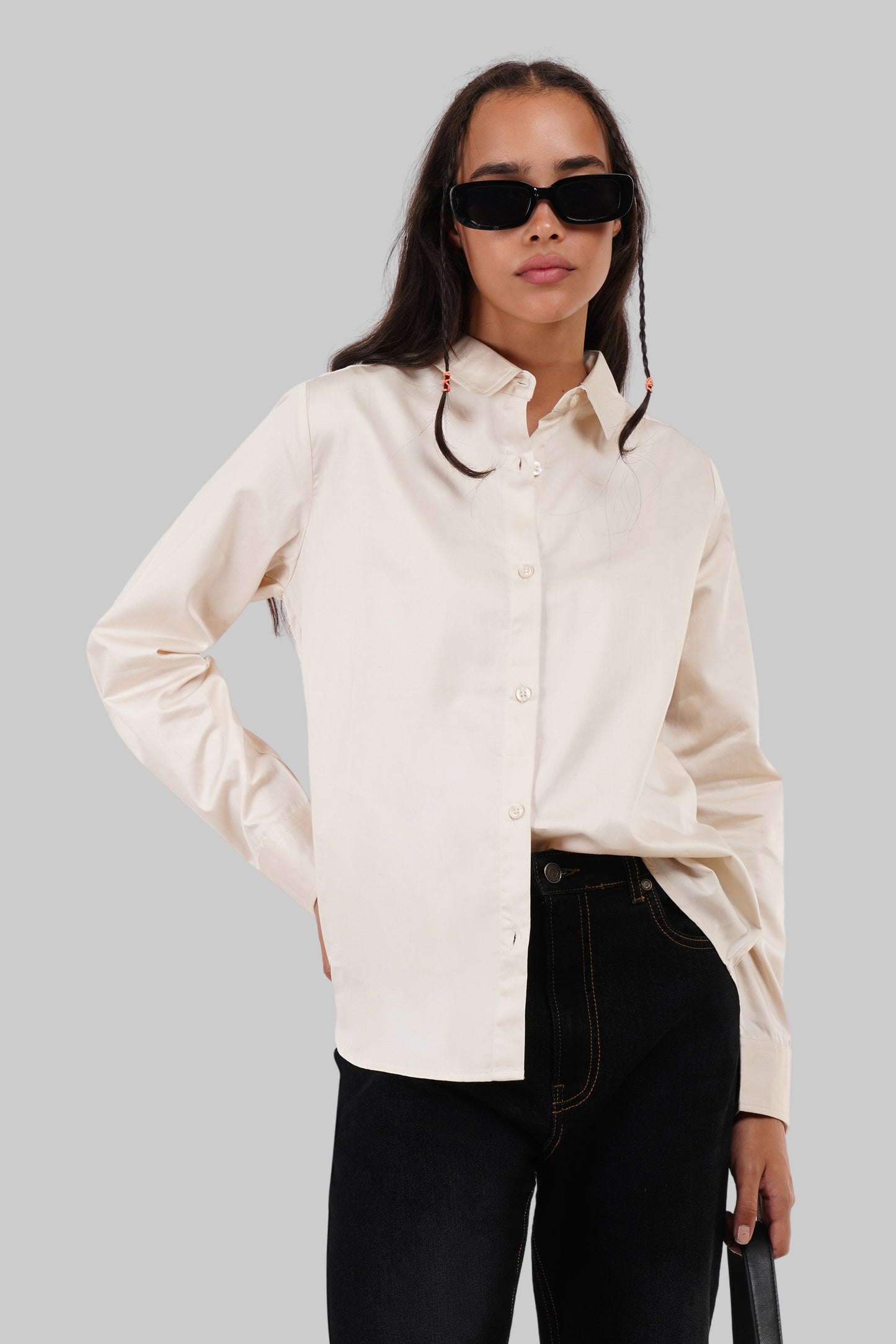 Ecru Regular Fit Shirt