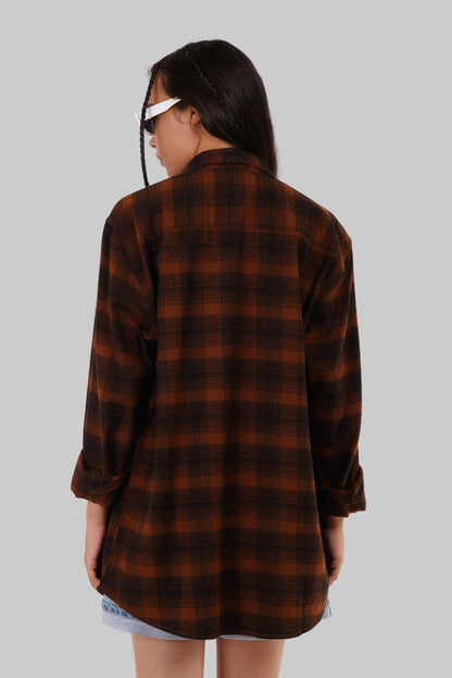 Brown Check Overshirt