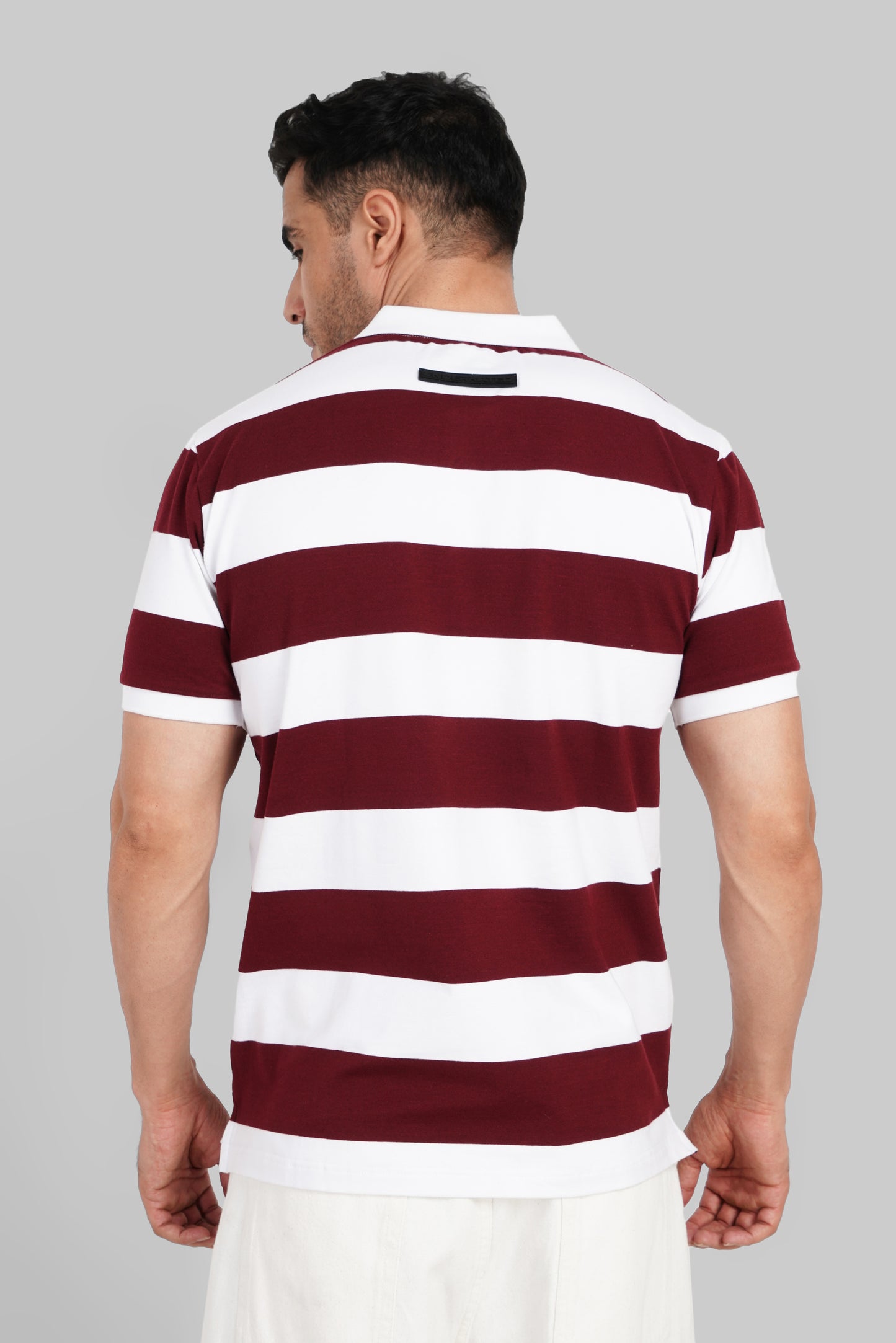 Maroon Rugby Polo T-Shirt