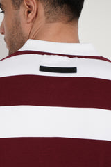 Maroon Rugby Polo T-Shirt