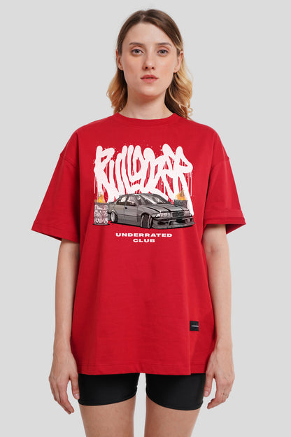 Street Racer Red Printed T-Shirt