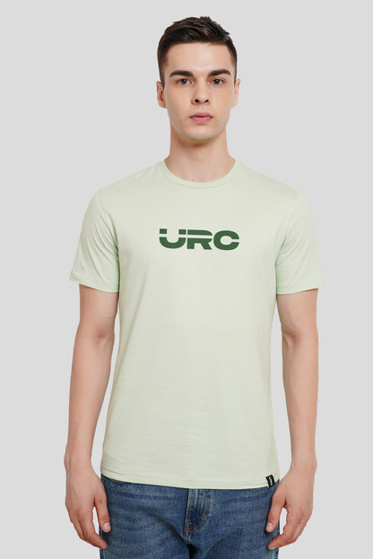 Green Vibes Only Pastel Green Regular Fit T-Shirt Men