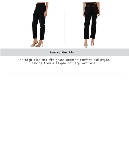 Fit Guide Of Mom Fit Women Denim