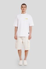 Douceur Fruits White Baggy Fit T-Shirt Men Pic 4