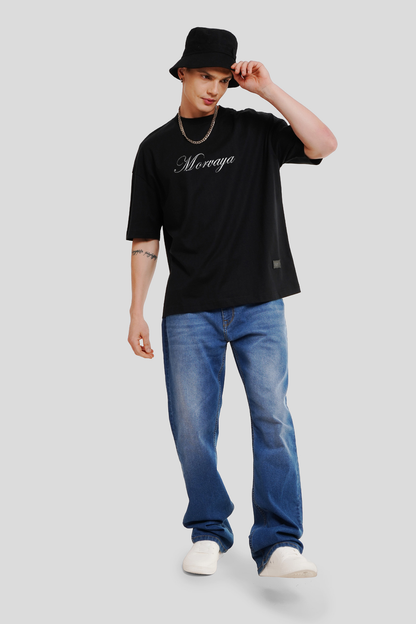 Blueberries Black Baggy Fit T-Shirt Men Pic 3