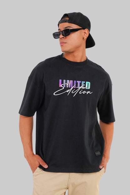 Limited Edition 2 Black Baggy Fit T-Shirt Men