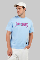 Raremind Powder Blue Oversized Fit T-Shirt Men