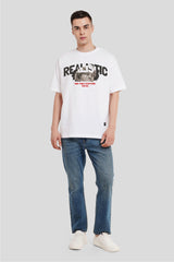 Realistic White Printed T-Shirt