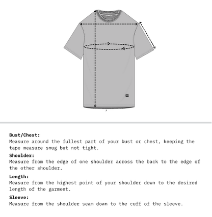 Measurement Guide Of Women Baggy Fit T-Shirt